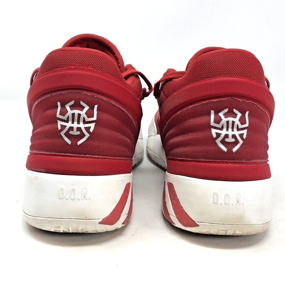 Adidas Shoes Mens 13 DON Issue 2 Red Basketball Sneakers Performance Athletic - Picture 6 of 11
